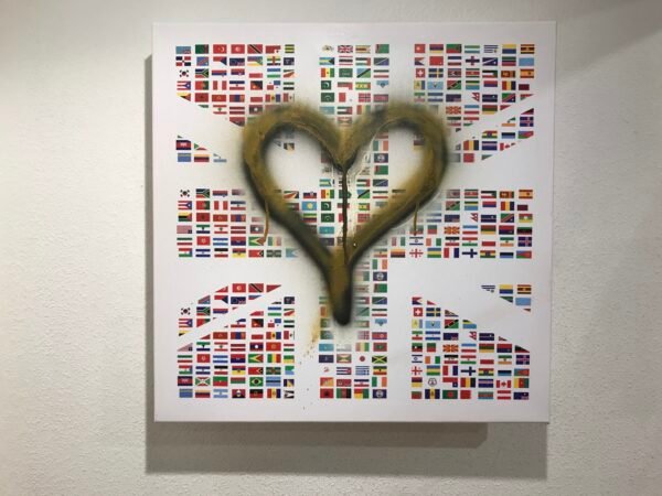 Bleeding Heart in a gallery