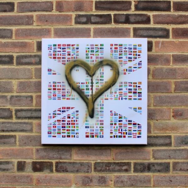 Bleeding Heart on a wall