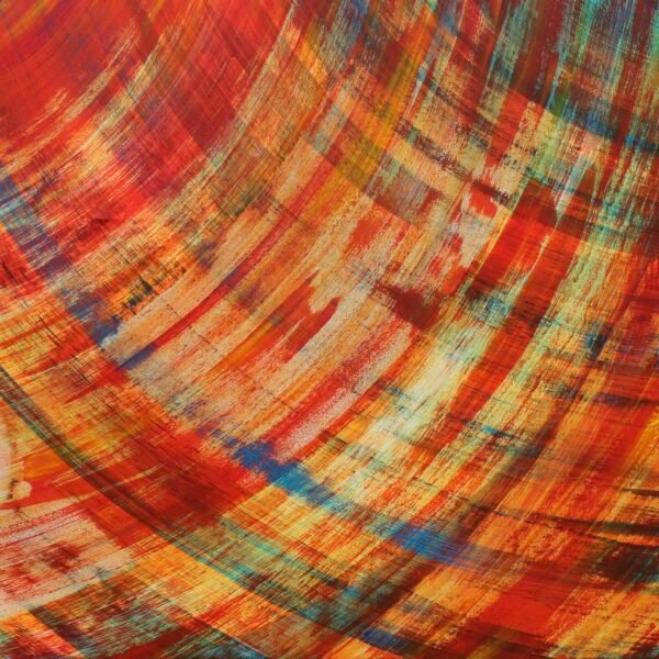 Interference Patterns Matter: Painting by Tim Ruth - Acrylic on Canvas - 98 x 98